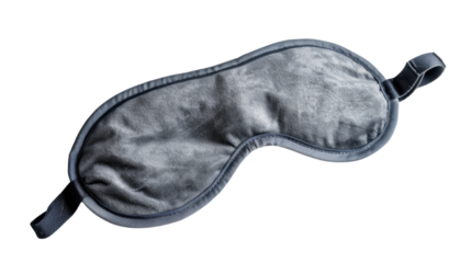 Sleeping eye mask on transparent background