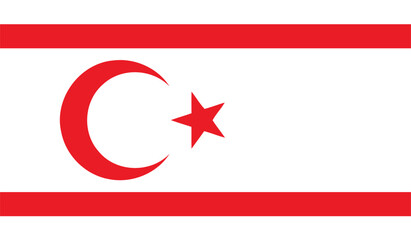 FLAG OF THE TURKISH REPUBLIC OF NORTHERN CYPRUS