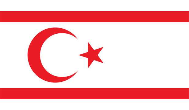 FLAG OF THE TURKISH REPUBLIC OF NORTHERN CYPRUS