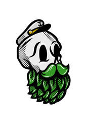 Skull hop beard