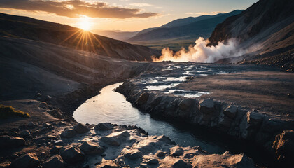 Hot Springs Mysteries in Cloudy Summer: The Discoverer's Transit Immersed in Landslide
