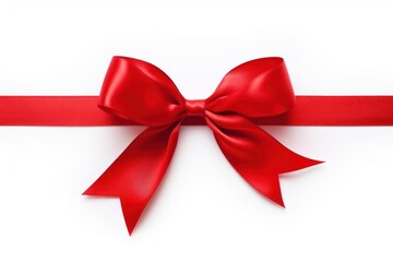 Ribbon red white background celebration.