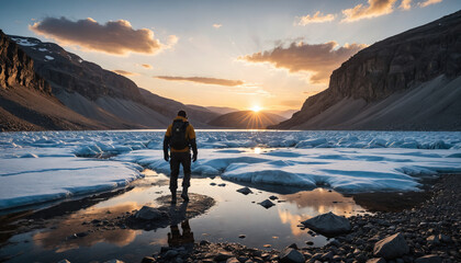 Frozen Lake Enigmas in Cloudy Summer: The Pathfinder's Odyssey Enveloped in Landslide