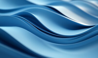 Fototapeta premium Abstract Blue Wavy Pattern wallpaper background
