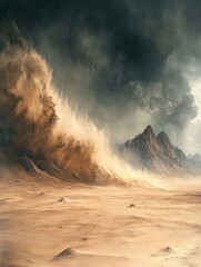 Fototapeta premium Desert Storm