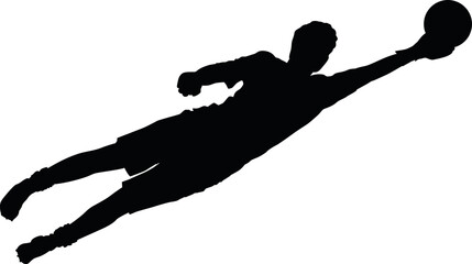 Soccer Goalkeeper Cricut and Silhouette SVG file