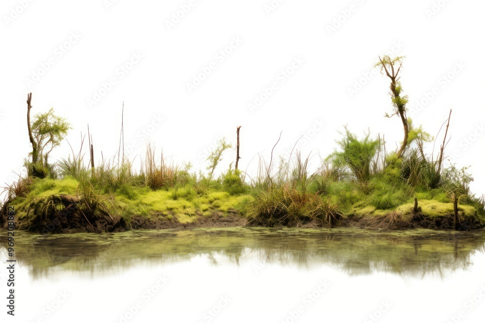 Canvas Prints swamp landscape nature vegetation.