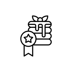 best Pancake outline icons, minimalist vector illustration ,simple transparent graphic element .Isolated on white background