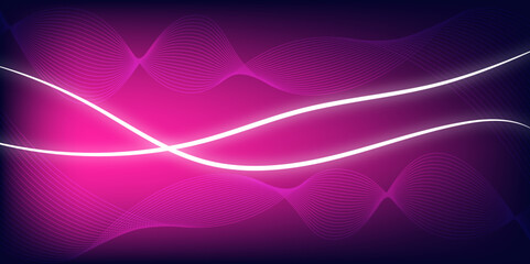 Geometric design used for parallel lines pattern and Digital landscape for presentations. dynamic wave background. Color Sound Wave on dark Background, technology, and earthquake wave diagram concept.