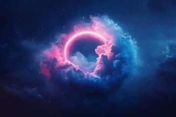 Cosmic Ring in a Night Sky
