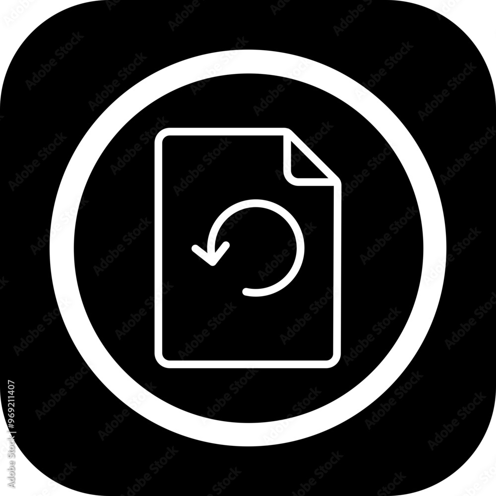 Sticker File Backup Vector Icon Design