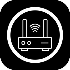 Router Vector Icon Design