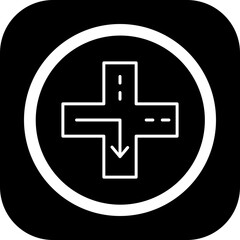 Road Ramps Vector Icon Design