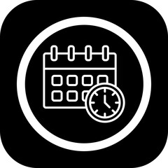 Deadline Vector Icon Design