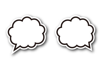 立体吹き出しセット