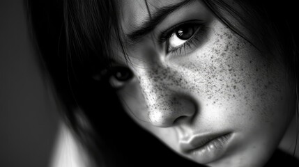 Fototapeta premium Exploring the depths of sadness understanding emotional pain and its impact on our lives