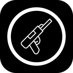 Gun Vector Icon Design