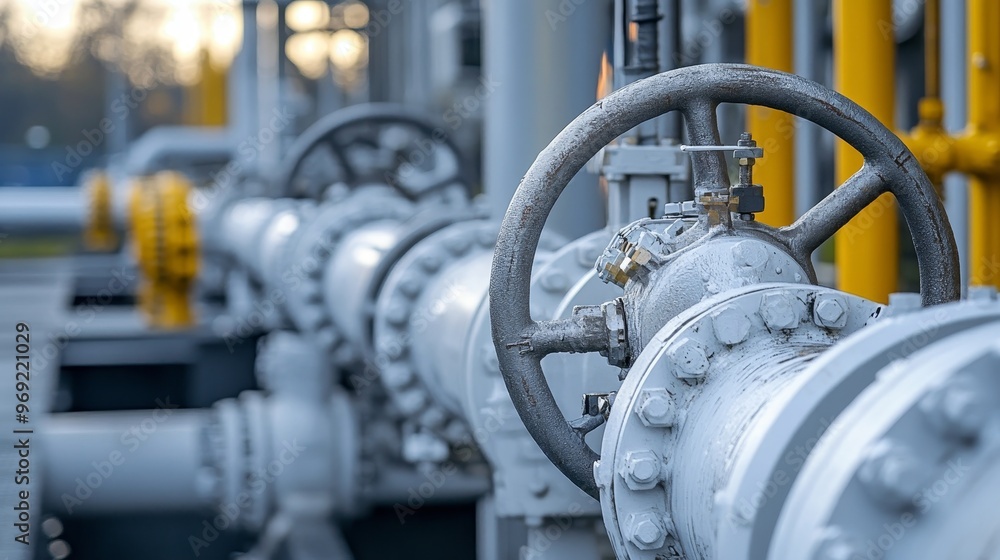 Poster natural gas distribution system infrastructure for efficient pipeline transportation