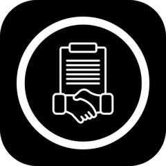 Agreement Vector Icon Design