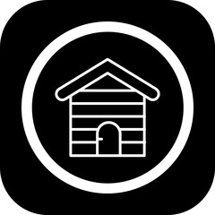 Shed Vector Icon Design