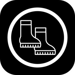 Boots Vector Icon Design