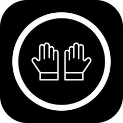 Gloves Vector Icon Design