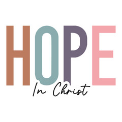 hope in Christ SVG Art & Illustration