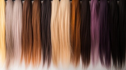 Hair Extensions Color Chart