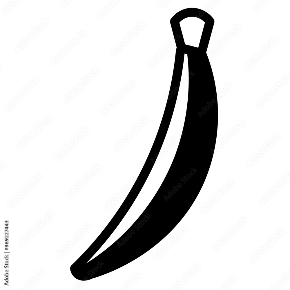 Wall mural banana diet eat glyph icon