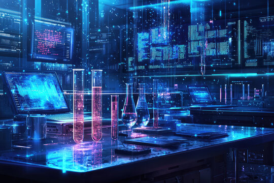 Data Lab Background Laboratory Background
