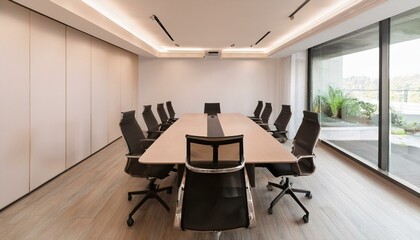 Intérieur élégant d'une salle de réunion executive