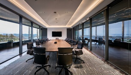 Espace de conférence haut de gamme et lumineux