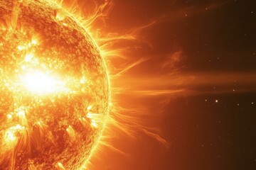 Fototapeta premium Solar Flare Eruption