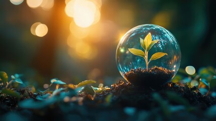 The imagery conveys the idea that innovation in the financial sector is the seed for growth, fostering a healthier and more sustainable financial ecosystem, Financial innovations enable 