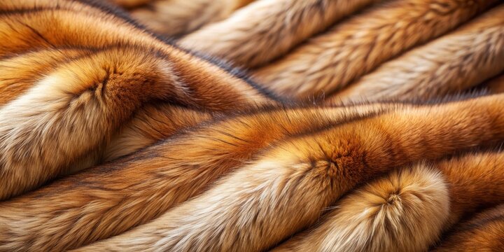 Close up of a luxurious sable fur with a soft and shiny texture, sable, fur, luxury, expensive, elegant, fashion, texture
