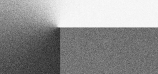 Black white grainy background, monochrome gray noisy texture dark grunge banner, header poster cover backdrop design