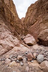 Wadi El Veshwash canyon in Sinai Peninsula