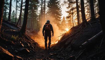 Ember Forest Forgotten in Cloudy Summer: The Discoverer's Journey Overwhelmed in Landslide