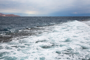 View of the coast of the Red Sea at Sharm El Sheikh resort