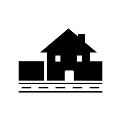 Building icon,flat style design