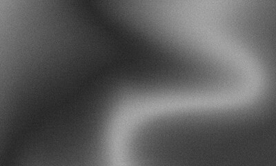 Abstract Monochrome Grainy Gradient Texture Background With Soft Noise Effect Banner
