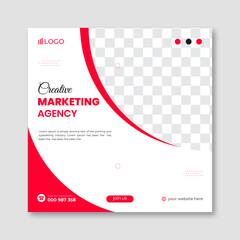 Business marketing social media web banner design template