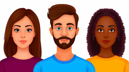 Fototapeta premium Team Icons Set. People .Group People Icons. Vec