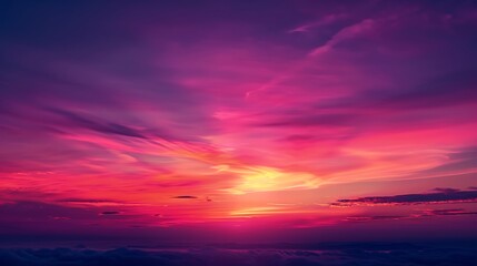 Obraz premium Sunset Glow Colour Background, Wallpaper, 4K, Gradient, Twilight