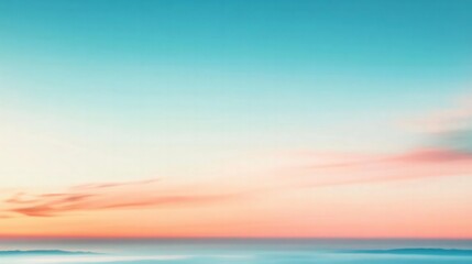 A smooth transition from deep navy to sky blue creating a serene and calming gradient background.