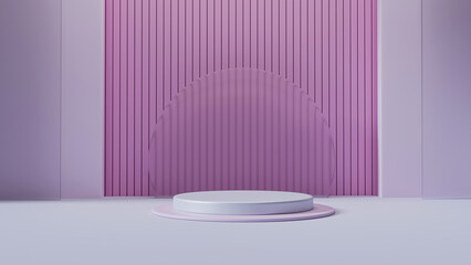 Background Product Display with Podium . 3D Render