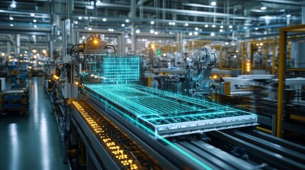 Smart factories with AI-enhanced systems for managing energy efficiency: AI optimizing machines and processes to reduce energy consumption in production lines.
