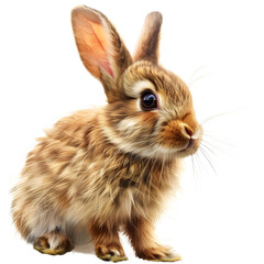 Obraz premium rabbit isolated on white