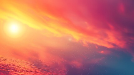 Fototapeta premium Sunset Glow Colour Background, Wallpaper, 4K, Gradient, Twilight