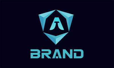 Creative A logo design template